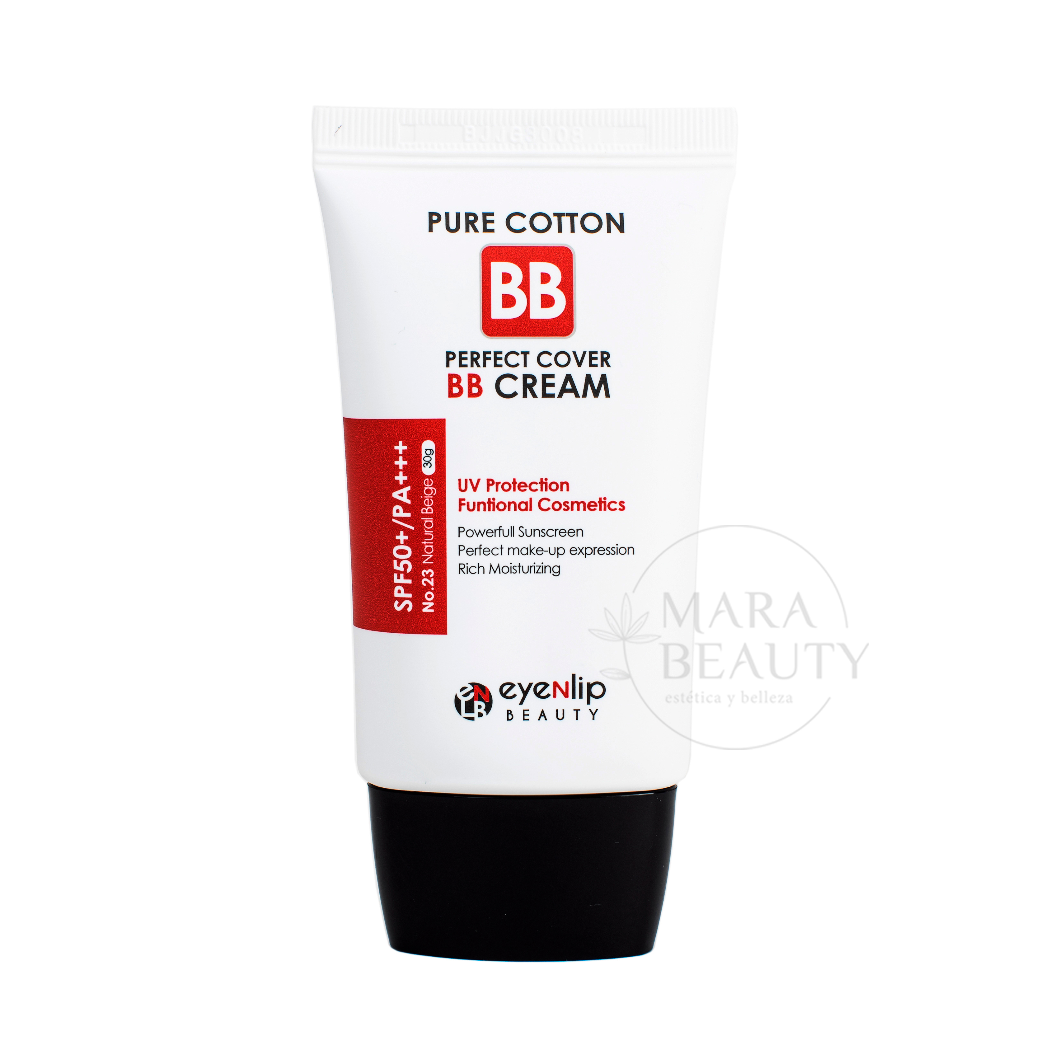 Pure Cotton Perfect Cover BB Cream (SPF50+/PA+++) No. 23 Natural Beige 30g. Eyenlip