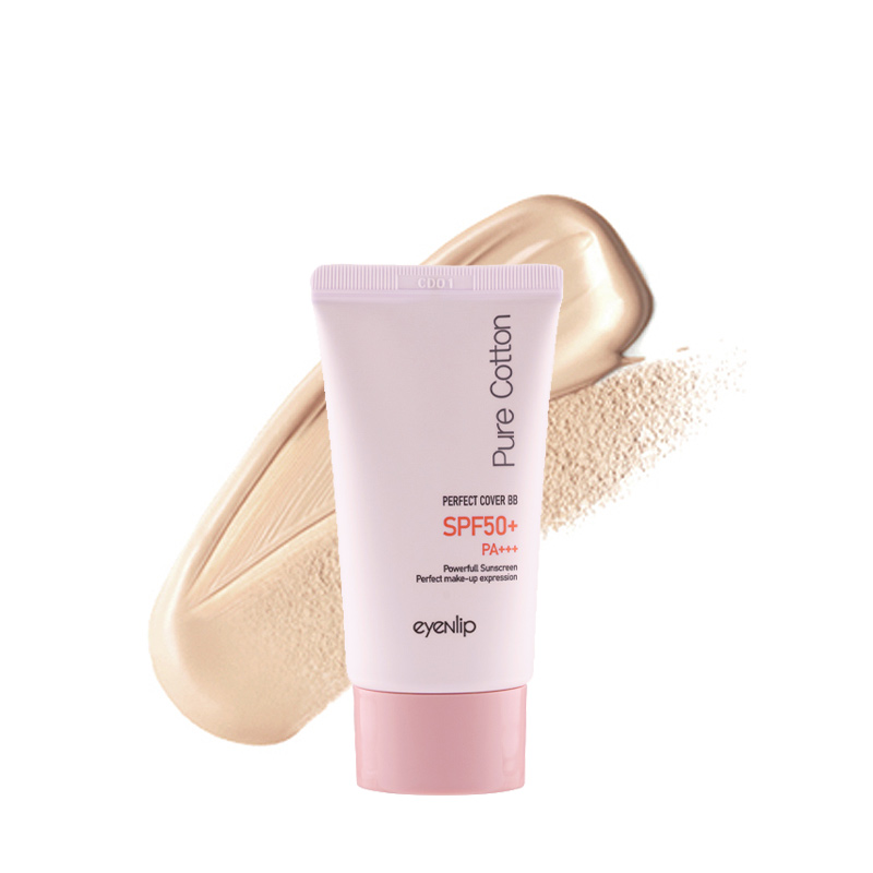 Pure Cotton Perfect Cover BB Cream (SPF50+/PA+++) No. 21 Light Beige 30g. Eyenlip