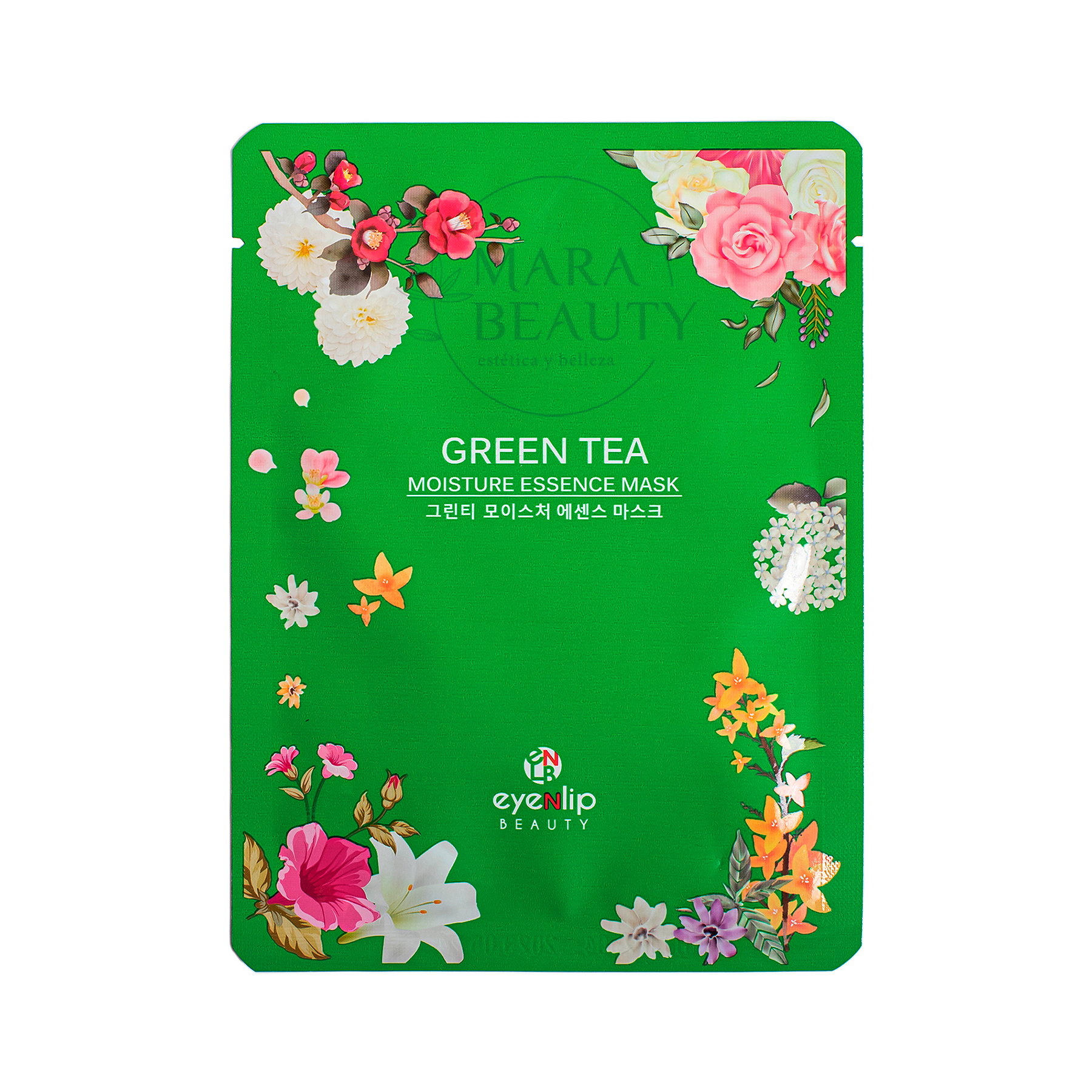 Mascarilla facial Moisture Green Tea 25ml. Eyenlip