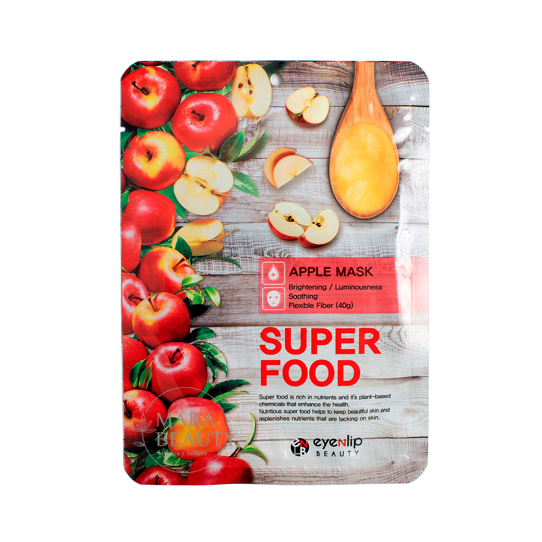 Mascarilla Apple SUPER FOOD Mask 23ml. Eyenlip