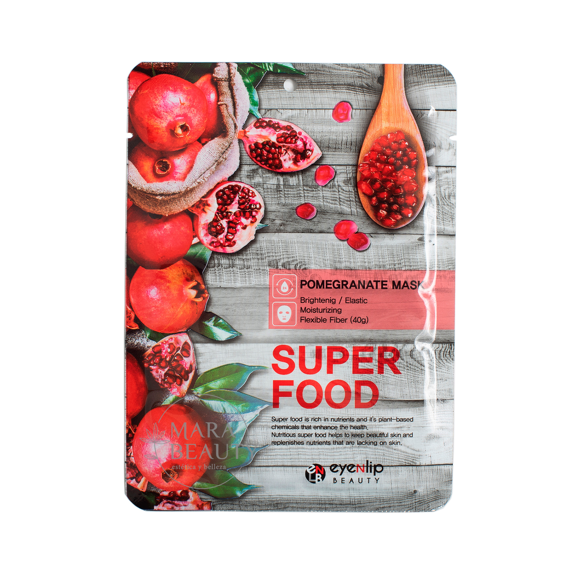 Mascarilla Pomegranate SUPER FOOD Mask 23ml. Eyenlip