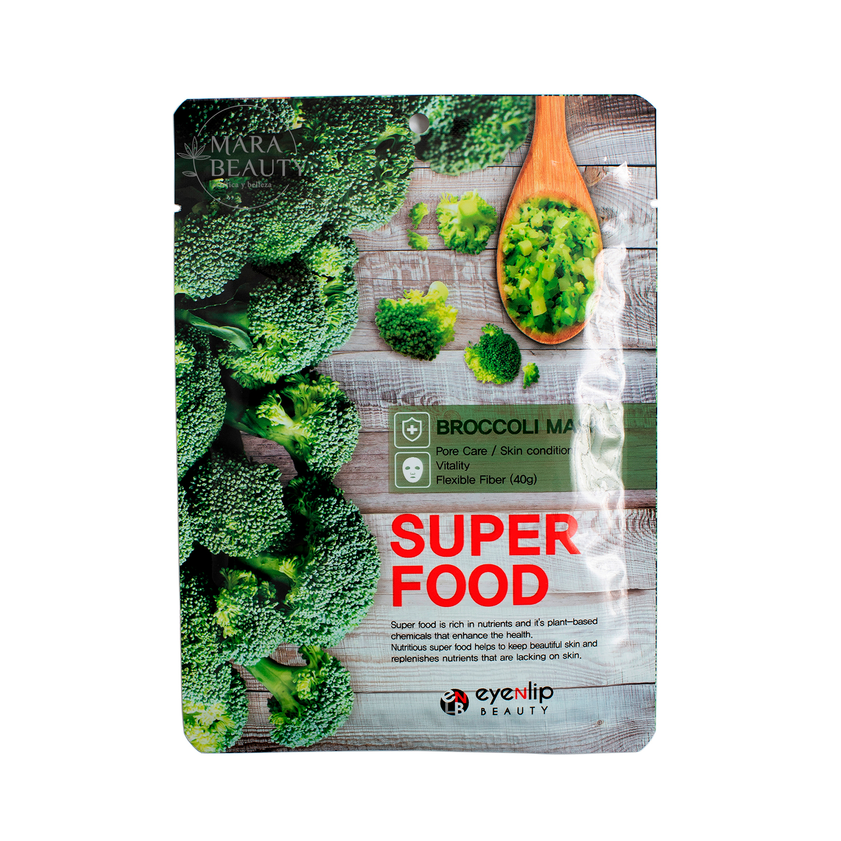 Mascarilla Broccoli SUPER FOOD Mask 23ml. Eyenlip
