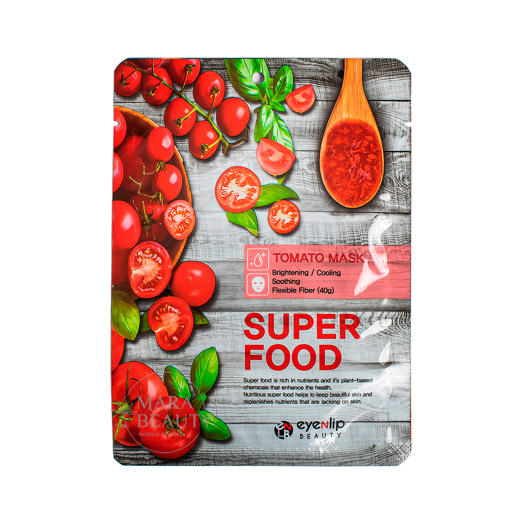 Mascarilla Tomato SUPER FOOD Mask 23ml. Eyenlip