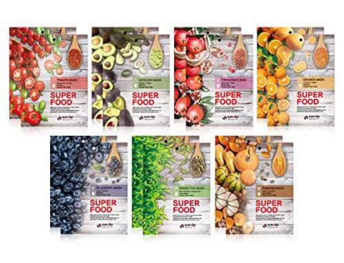 Pack 10 mascarillas faciales SUPER FOOD Eyenlip (A elección)