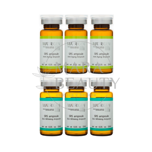 Mix 6 ampollas SRS Matrigen Whitening y Regenerating